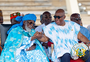 Akufo-Addo with Shaykh Osman Nuhu Sharubutu