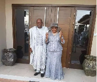 John Dramani Mahama and Lordina Mahama