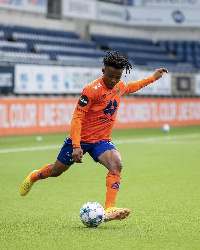 Ghanaian forward Isaac Atanga