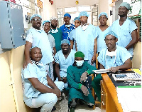 The team of specialist and consultant obstetrician-gynaecologists performing the surgeries.