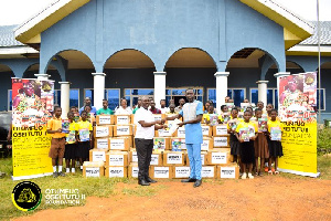 Photo from the donation of the books