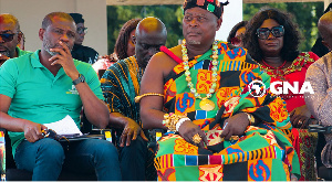 Mark Okraku Mantey (left) with other dignitaries at the event