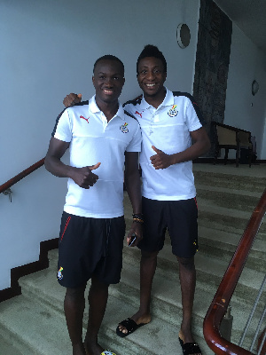 Raphael Dwamena and Felix Annan