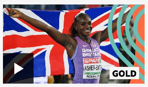 Asher-Smith wins second European 100m gold medal