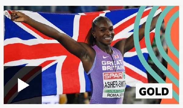 Asher-Smith wins second European 100m gold medal