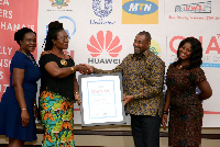 Robert Kuzoe dedicated the award to the board of MTN Ghana Foundation