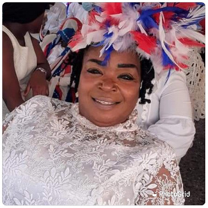 Women's organiser for the ruling NPP in Germany, Mrs. Edit Opoku Mensah