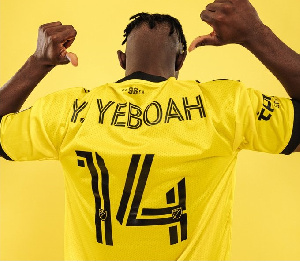 Watch Yaw Yeboah Fantastic Goal For Columbus Crew Against Real Salt Lake