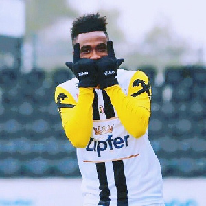 Ghanaian forward, Samuel Tetteh