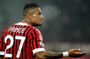 Kevin-Prince Boateng was racially-abused during his time with Italian giants AC Milan