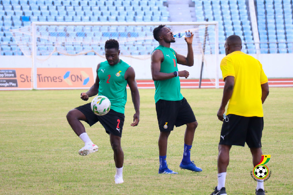 Black Stars training session