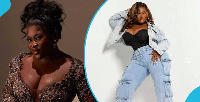 Sista Afia laments after spotting a ring on Antoine Semenyo's finger.