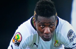 Legendary Ghanaian striker Asamoah Gyan