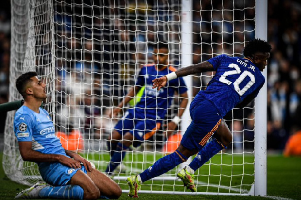 Manchester City beat Real Madrid 4-3 at the Etihad Sports Stadium