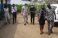 Dr. Eric Yeboah, others at the GNA office