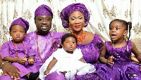 Mercy Johnson and her family