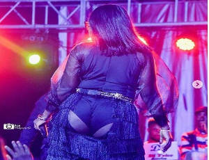 Sista Afia performed at the Wendy Shay Concert