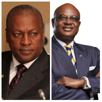 John Dramani Mahama and Kojo Bonsu