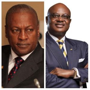 John Dramani Mahama and Kojo Bonsu