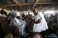 Nana Akufo-Addo with the Regent of Dagbon, the Kampakuya Na, Andani Yakubu Abdulai.