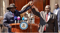 South Sudan's Salva Kiir and opposition leader, Riek Machar