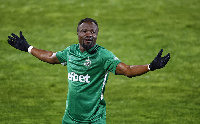 Ludogorets striker Bernard Tekpetey