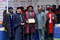 Former President, John Mahama was present at the graduation