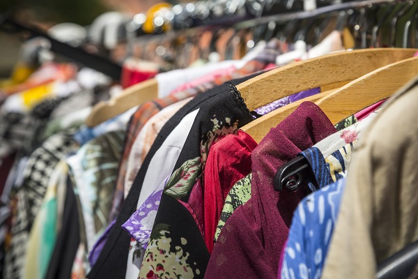 File photo of second hand clothing