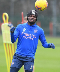 Arsenal midfielder Thomas Partey