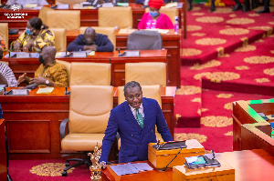 Deputy Majority Leader, Alexander Afenyo-Markin in parliament