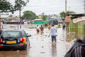 Many houses and homes were flooded