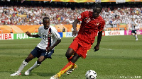 Otto Addo in action for Ghana during the 2006 World Cup