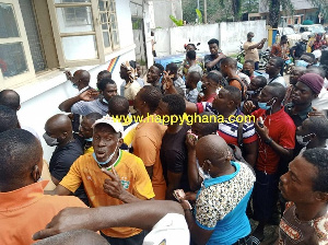 Fans massed up at the secretariat for the ticket