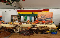 Ghanaian-made artefacts on display