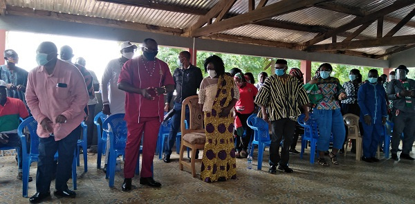 Professor Opoku-Agyemang paid a courtesy call on the chief of Navrongo