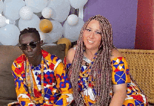 Patapaa with his wife