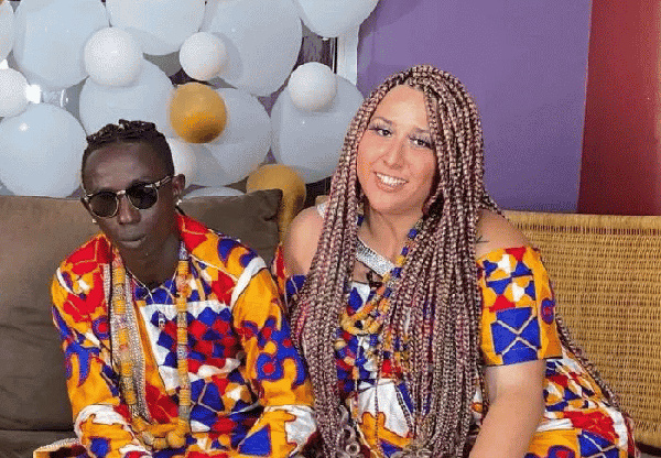 Patapaa with his wife