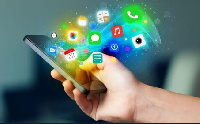 A file photo showing some mobile apps