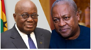 Akufo-Addo and Johnn Mahama