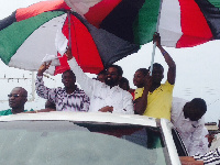 Dr. Alfred Okoe Vanderpuye on campaign tour