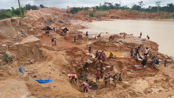 Galamsey activities ongoing