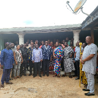 NDC executive and some members of the communities