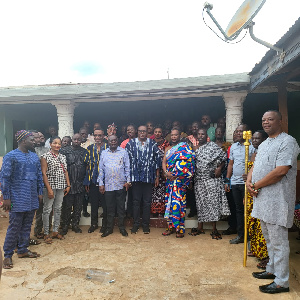 NDC executive and some members of the communities