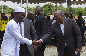 John Mahama and Haruna Idrissu