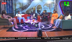 Host Yvonne Nelson (host) with hosts on the show