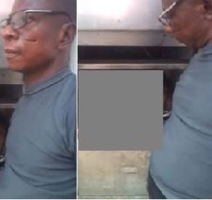 Mortuary attendant who was captured in the viral video