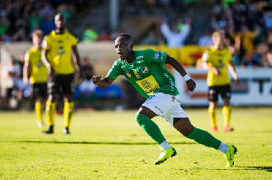 Yartey was on target for  KPV Kokkola