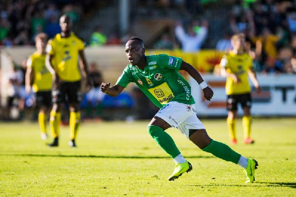 Yartey was on target for  KPV Kokkola