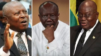 President Akufo-Addo, Ken Ofori-Atta and Martin Amidu