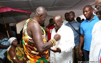 Nana Akufo-Addo visits Agogo, Asante Akim North as part of his 5-day tour of Ashanti region.